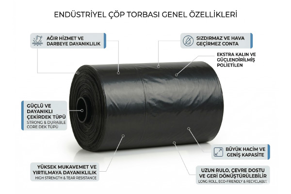 Endüstriyel çöp torbası genel özellikleri