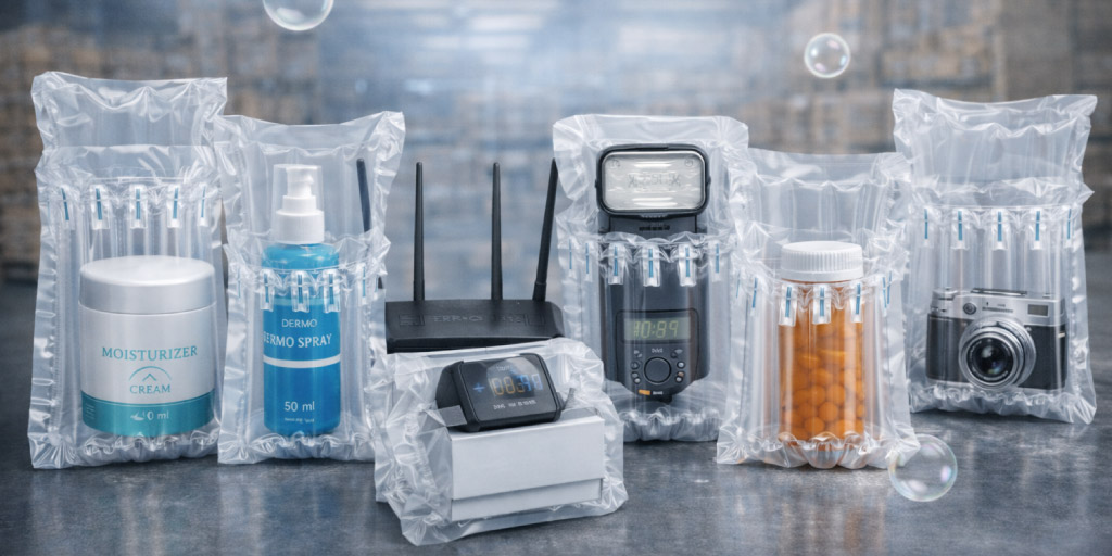 Hava kanallı torba ile farklı ürünleri korunması